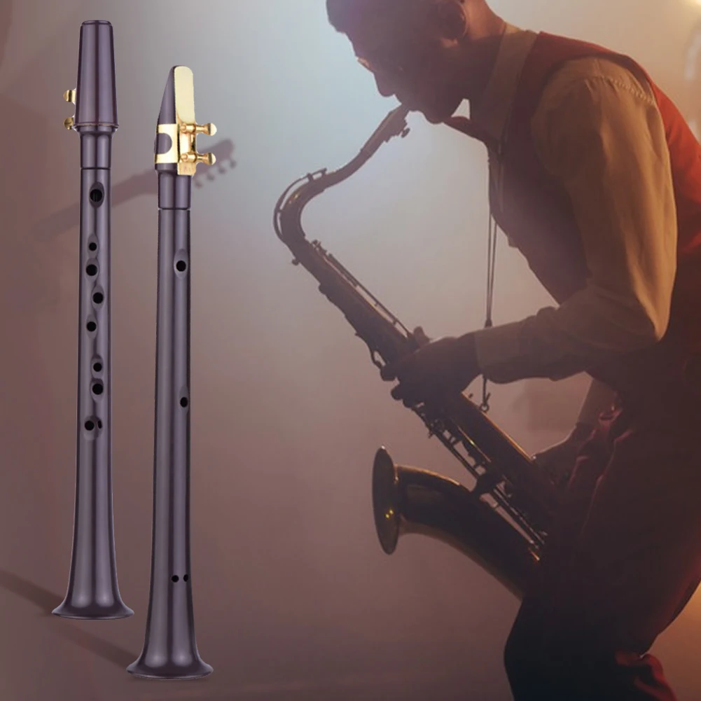 C Key Mini Pocket Saxophone with Carrying Bag Portable Saxophone Little Saxophone for Amateurs and Professional Performers