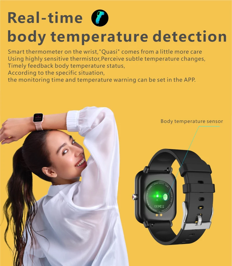 Q9 Pro Smart Watch Men 1.69inch Heart Rate Monitor Smart Bracelet Sport Fitness Inteligente Digital Clock Smartwatch