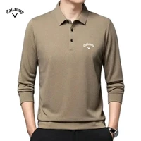 Spring and Autumn Men's High Quality Embroidered Long Sleeve Polo Shirt New Luxury Fashion Business Leisure Multi Functional Top 1