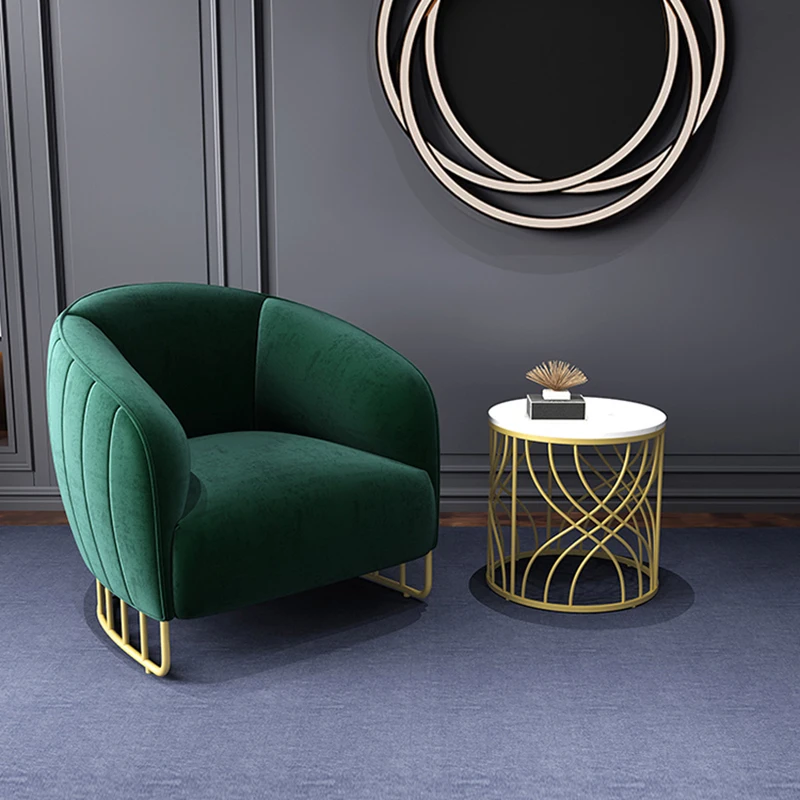 

Luxury Modern Beauty Living Room Sofas Comfortable Retro Single Lazy Living Room Sofa Relaxing Simple Sillon Cama Home Furniture