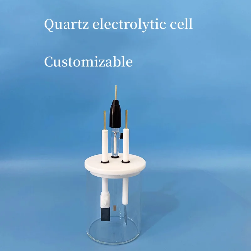 Quartz electrolytic cell/electrochemical electrolytic cell reactor/quartz electrolytic cell can be customized