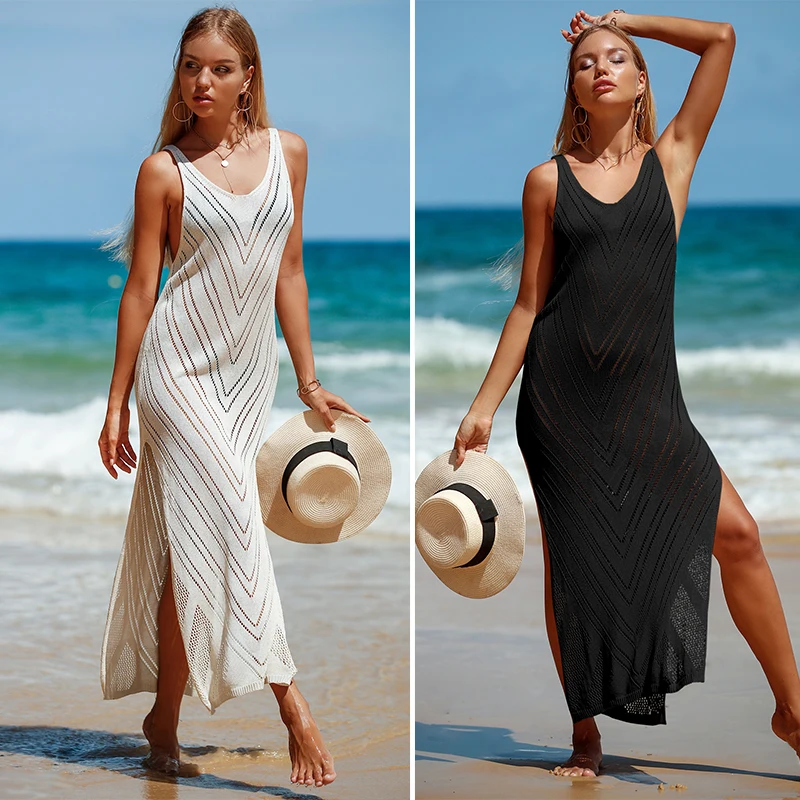 Robe De Plage Femme - Cache-maillot Léger Et Fluide Pour L'été - 2