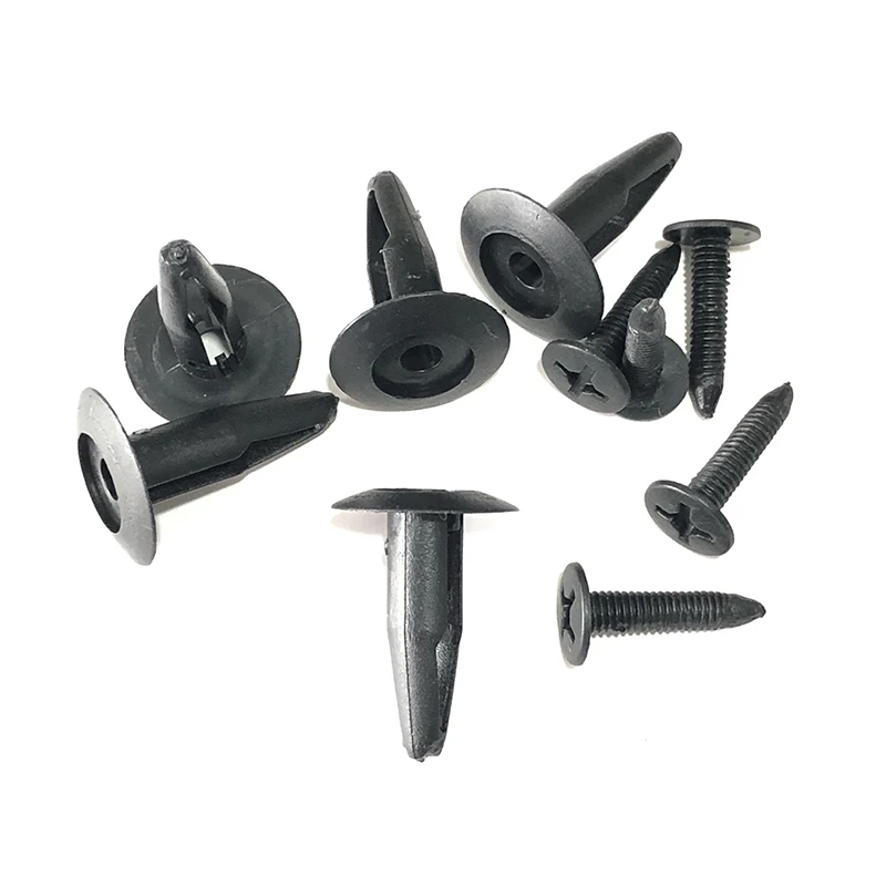 Mintice™ 200 X plastica tipo spinta clip pin rivetto fermo del fermo del paraurti 6,3 millimetri