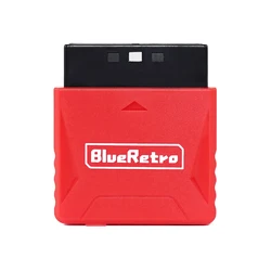 RetroScaler Mini Wireless Retro Gaming Receiver Adapter (Red)