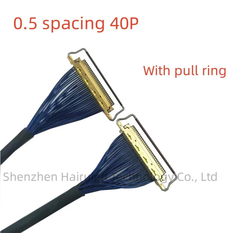 Spot EDP Screen Wire 20454 40Pin 0.5mm Spacing Double Head Ring Testing Line Extremely Fine Coaxial Line