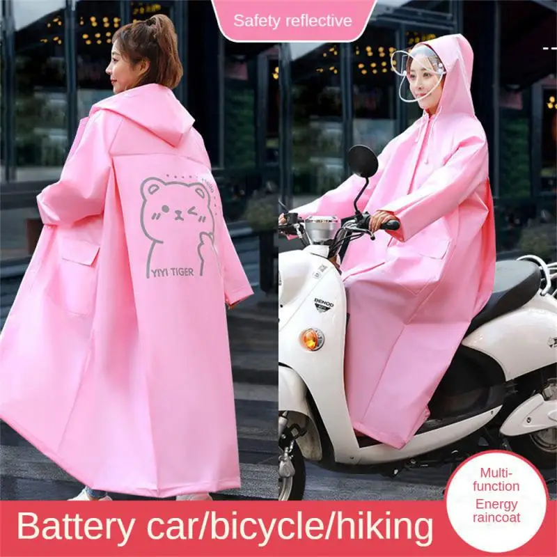 

Цельнокроеный дождевик, рюкзак райот, Can, автомобильный рюкзак, расширенная накладка на ногу, дождевик, полноразмерный дождевик, длинный, несколько стилей, дождевик