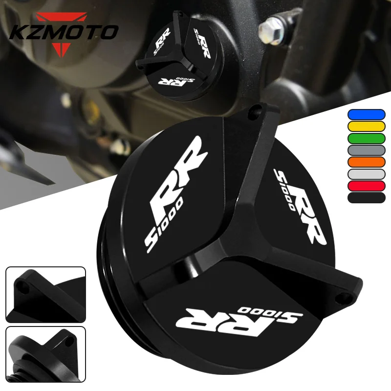 Bouchon De Remplissage D'Huile Moteur Cnc Pour Moto, Couvercle De Bouchon, Pièces De Vis, Haute Qualité, Bmw S1000Rr, S1000Poly, S1000 R, Rr 2009-2023