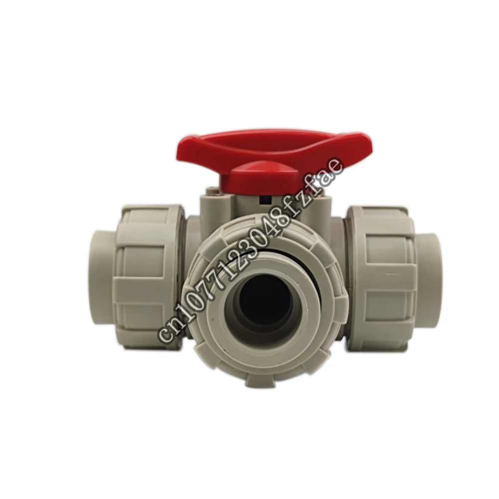 

Hot-selling DN25-1" PPH 3-way ball valve