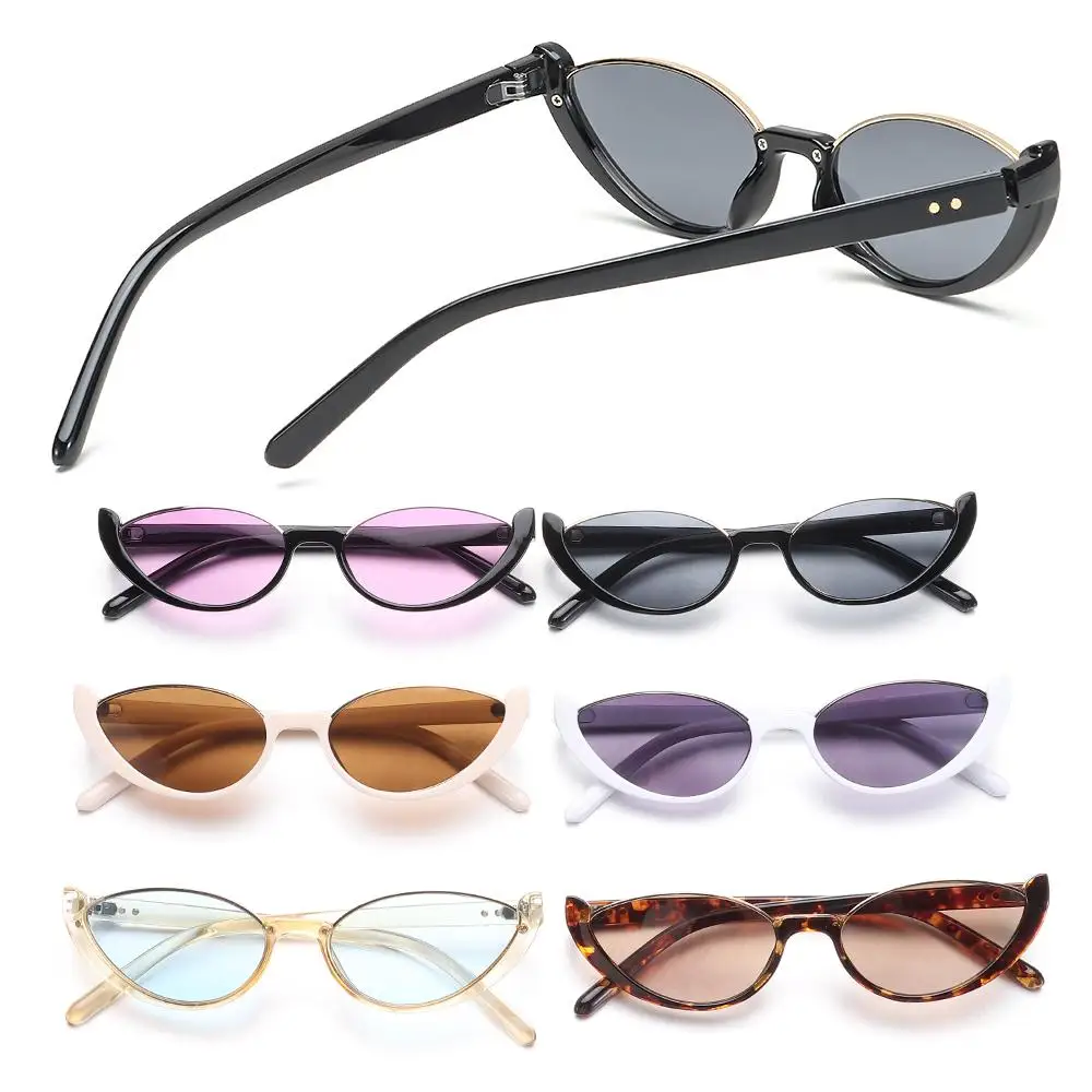 

Fashion Eyewear Small Cat Eye Sunglasses Sun Glasses Half-frame Shades