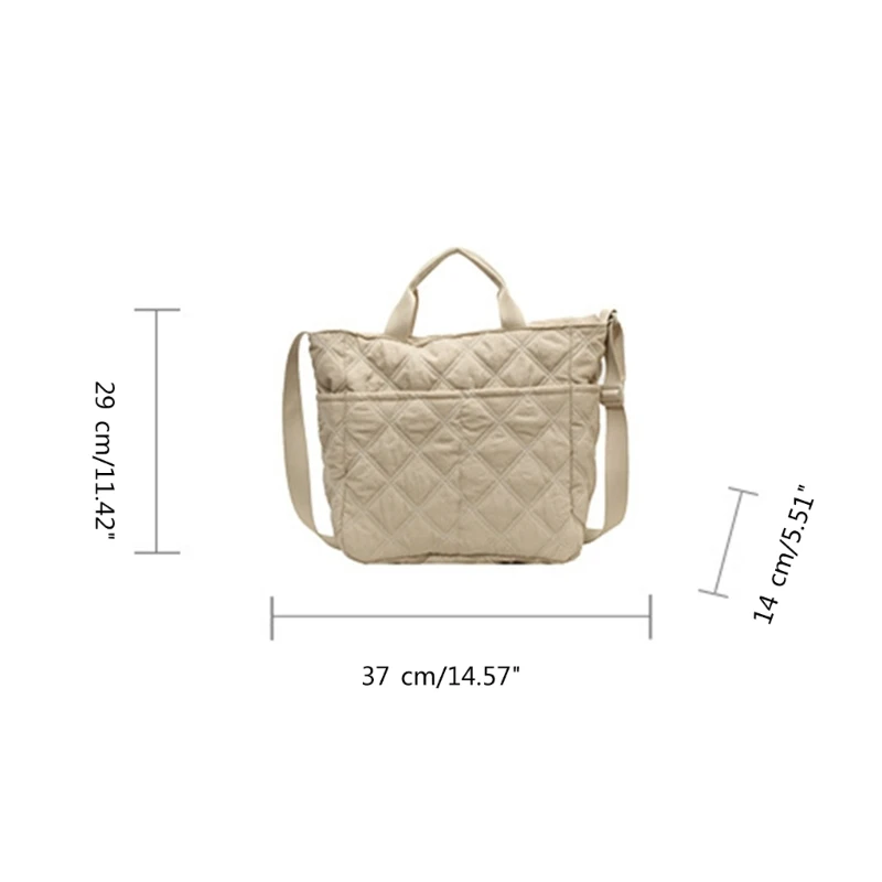 and Versatile Shoulder Bag Quilted Handbag Crossbody Bags Showcases Charm in Various Occasions E74B