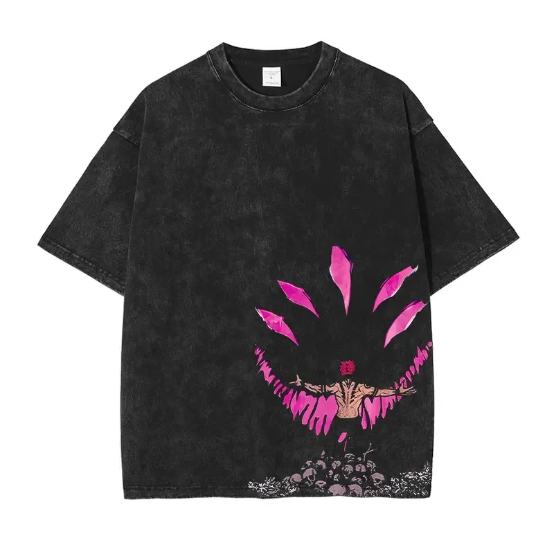 Vintage Washed Jujutsu Kaisen Oversized Anime T-Shirt