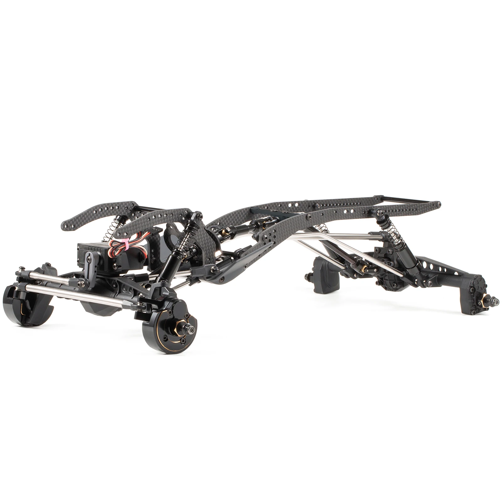 Kit Châssis Carbone LCG 1/10 RC Crawler - Haute Clearance
