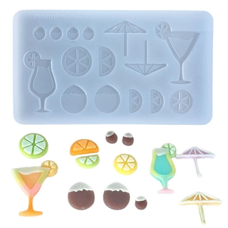 

Resin Shaking Cup Mold Silicone Casting Mold Epoxy Resin Mold Hollow Mold for Keychain Pendant Jewelry Making