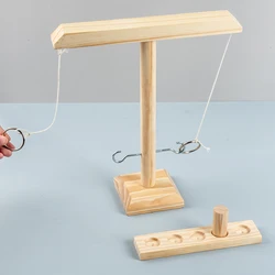Ultimate Ring Toss: Fast - Paced Wooden Board Game Set (NB205C3)