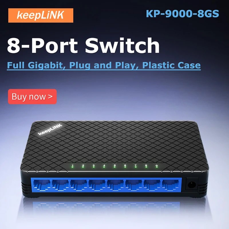 Switch de Rede Ethernet Portas Gigabit Completo Não Relacionado