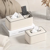 Decorative tissue box，high appearance level light luxury leather tissue box used in hotels, living rooms, office, princess room 1