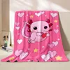 6 Sizes Cute Axolotl Printed Blanket Warm Soft and Comfortable Home Travel Blanket Sofa Bedding Cover Blanket Kids Gamer Gift 4