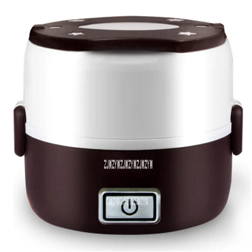 MY-1 110-220V 50 Hz Rice Cooker Stainless Steel Cladding Electric Heating Food Box Mini Electric Steamer Thermal Food Container