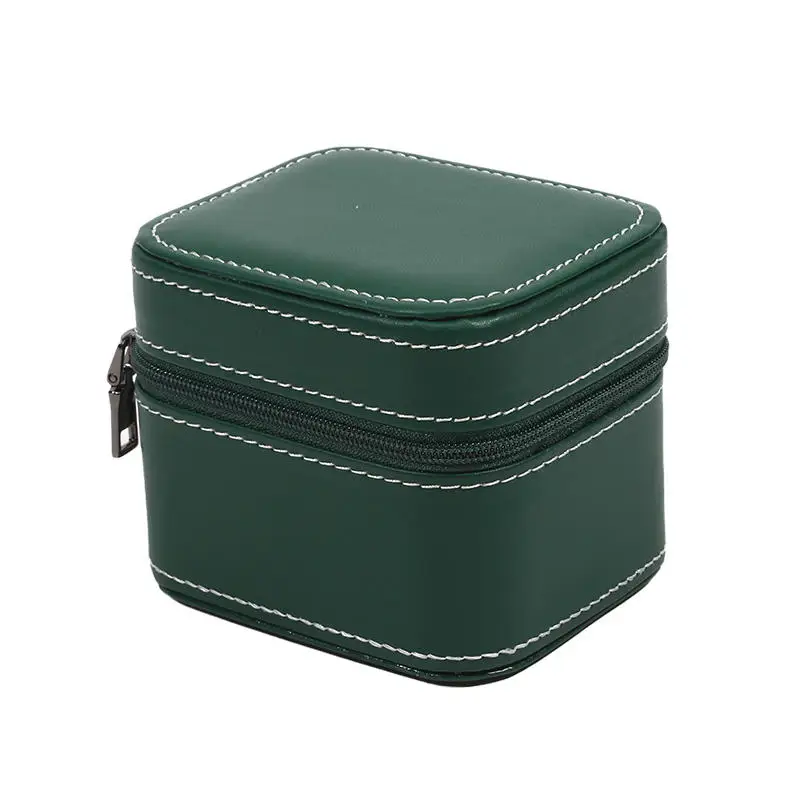 Travel Watch Case ⌚ Single Watch Case – Leather Watch Travel Case with Removable Cushio... - SKU TWC01106 - UGI Packaging