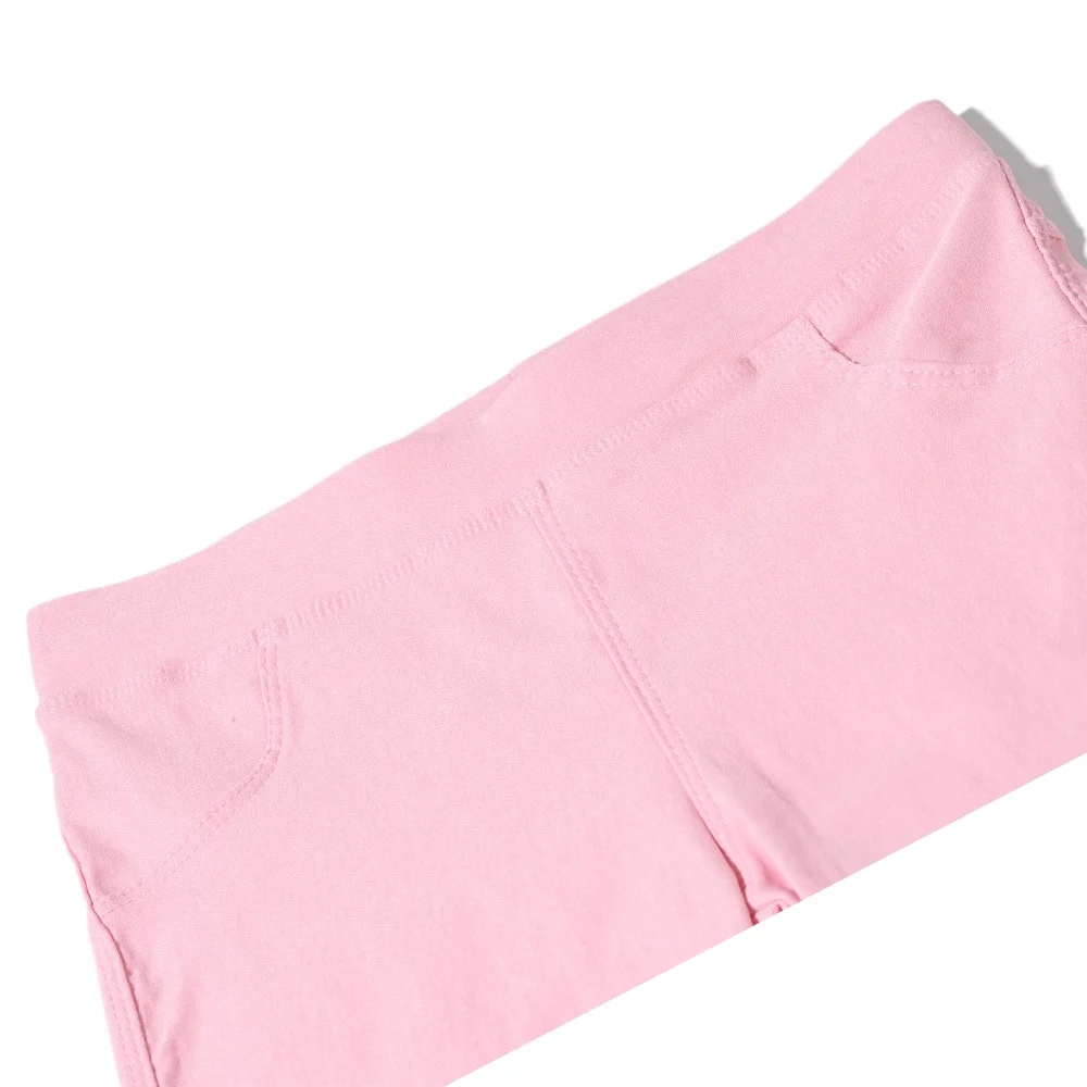 3-12Y الربيع الصيف الفتيات سروال شكل قلم رصاص الأطفال كاندي الألوان السراويل مرونة رقيقة الطفل طماق الاطفال سليم صالح تقليد الجينز