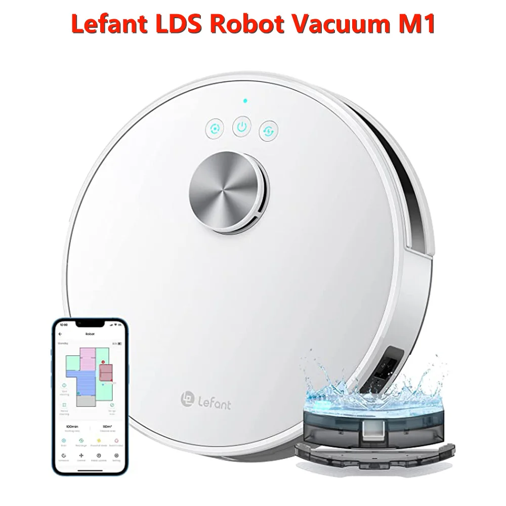 Lefant Lds M1 Robot Vacuum Mop Lidar Navigation Realtime Maps Nogo