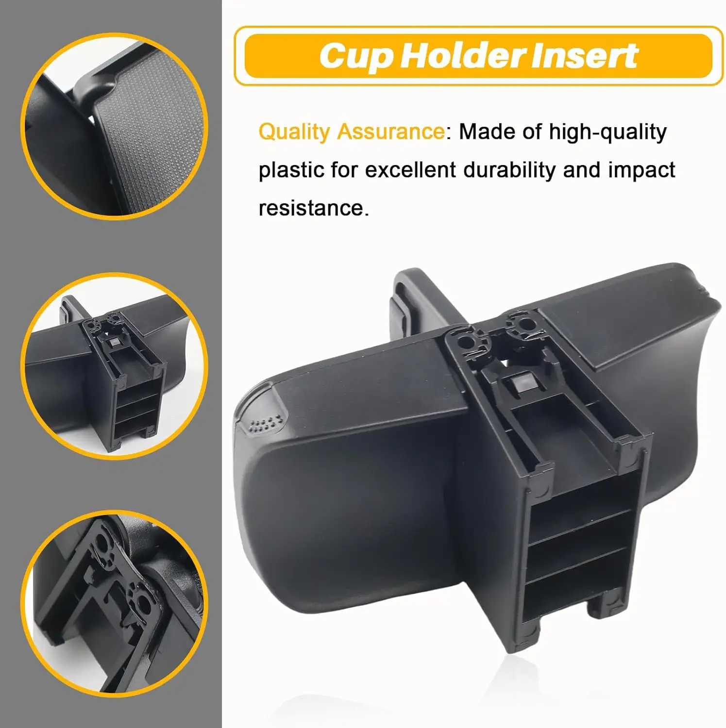 혼다 HRV HR-V 2016-2018 센터 콘솔 컵홀더 교체용 컵홀더 인서트, 교체품    77230-T7W-A02ZA