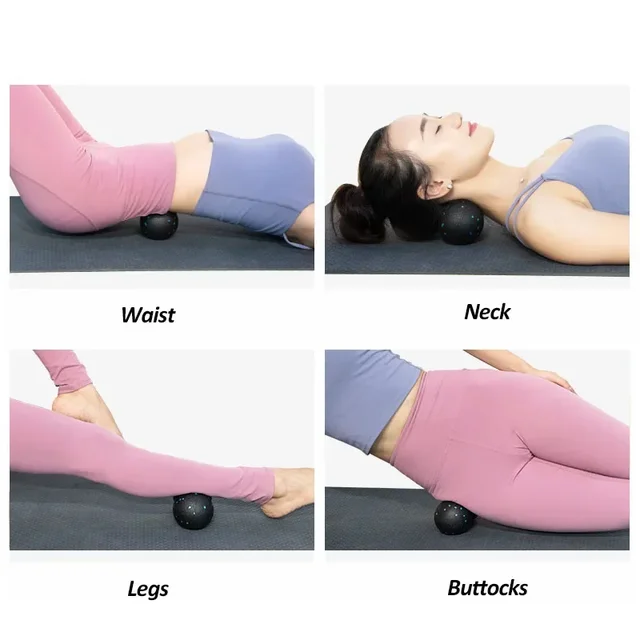 EPP Fitness Peanut Ball Double Lacrosse Mobility Massage Yoga Block For Self-Myofascial Release Deep Tissue Muscle Relaxation 4