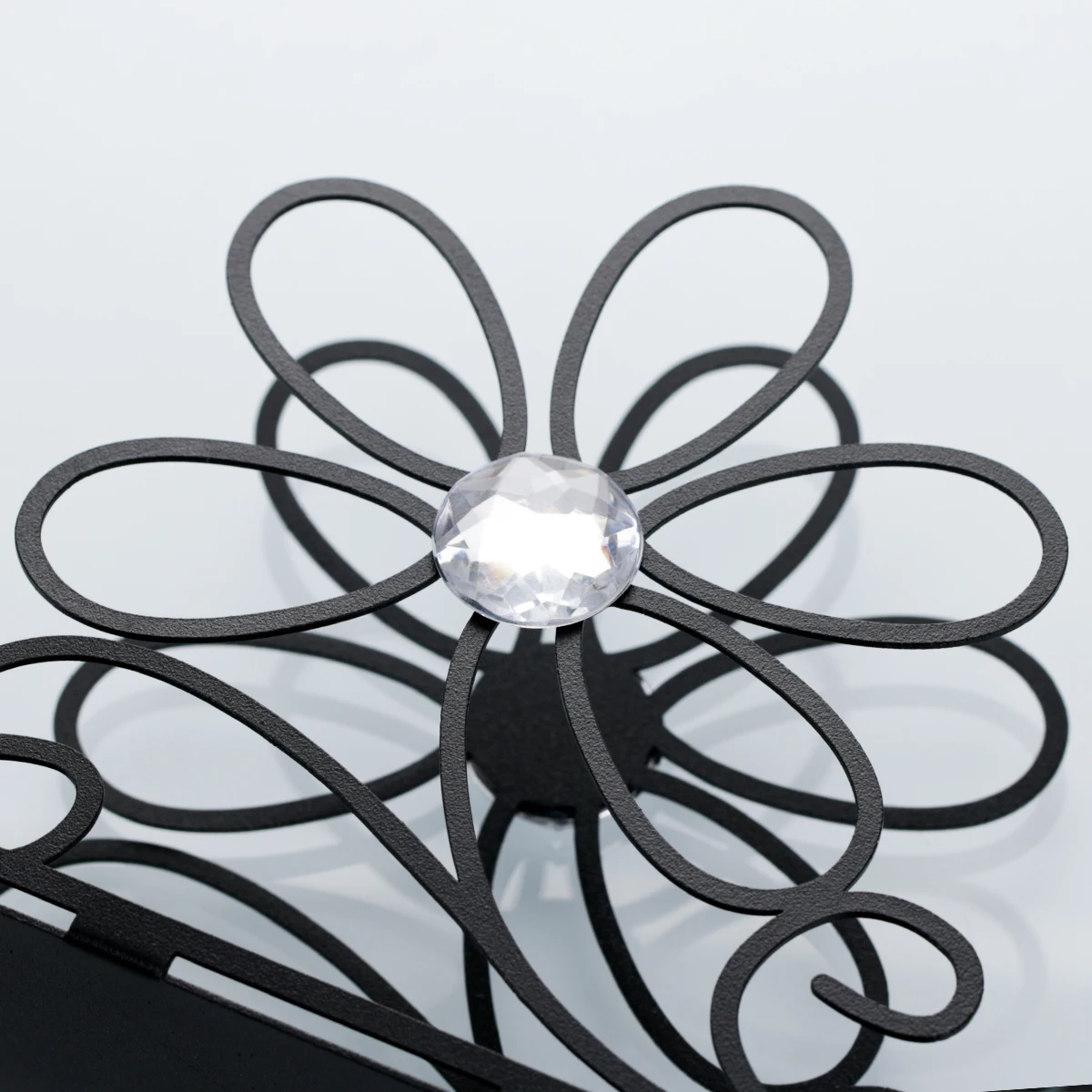 1pc metal creative napkin holder, modern minimalist flower napkin holder, dining table upright tissue holder 6