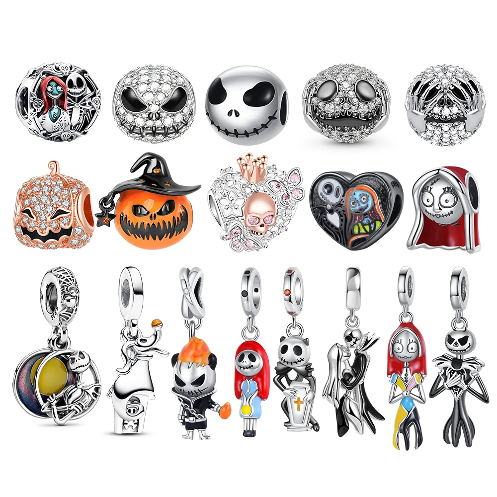 set10-25PCS The Nightmare Before Christmas Croc Charms Garden Shoe  Accessories Buckle Fit Clogs Decaration Sandals Decorate Gift