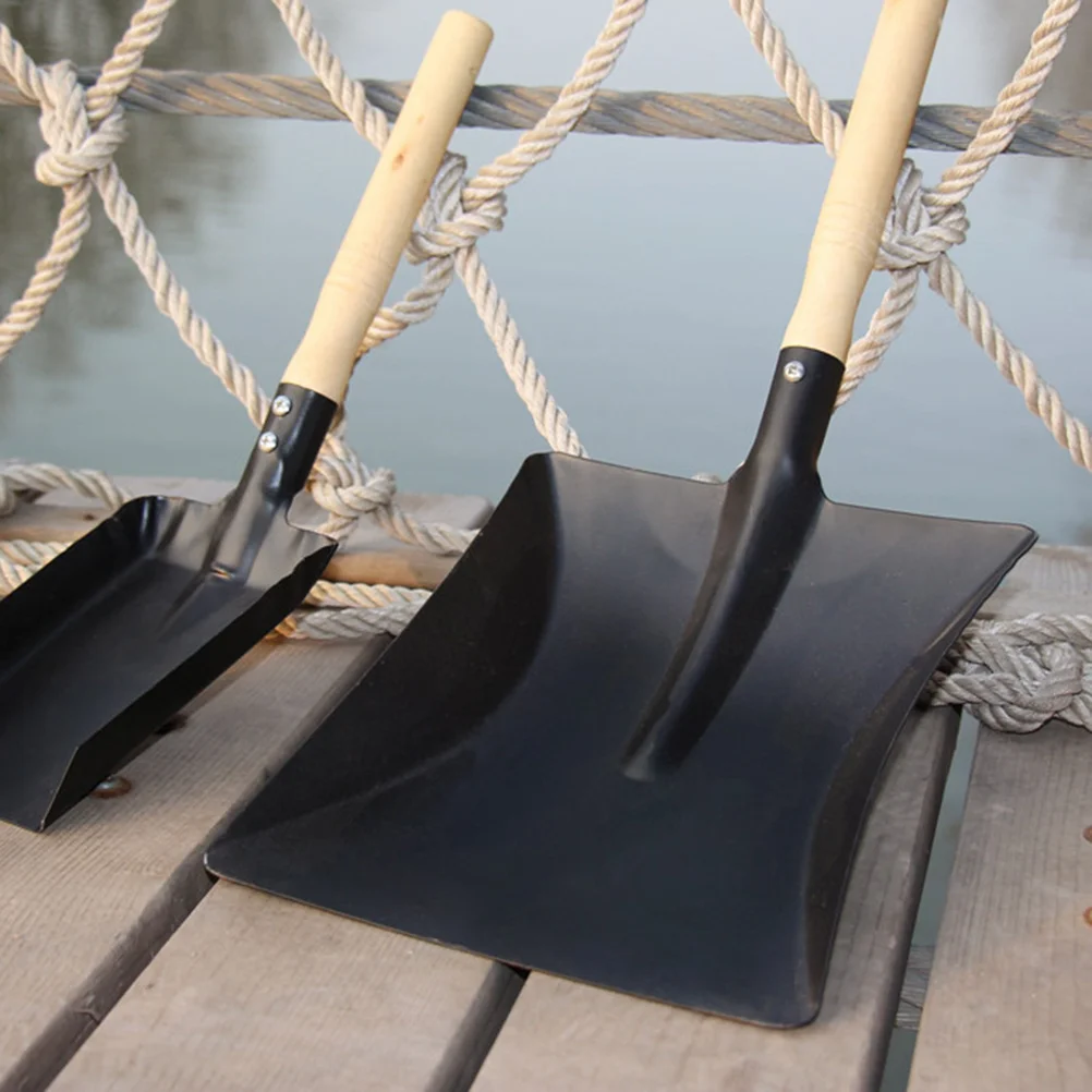 2 PCS Small Iron Gardening Wooden Carbon Steel Child
