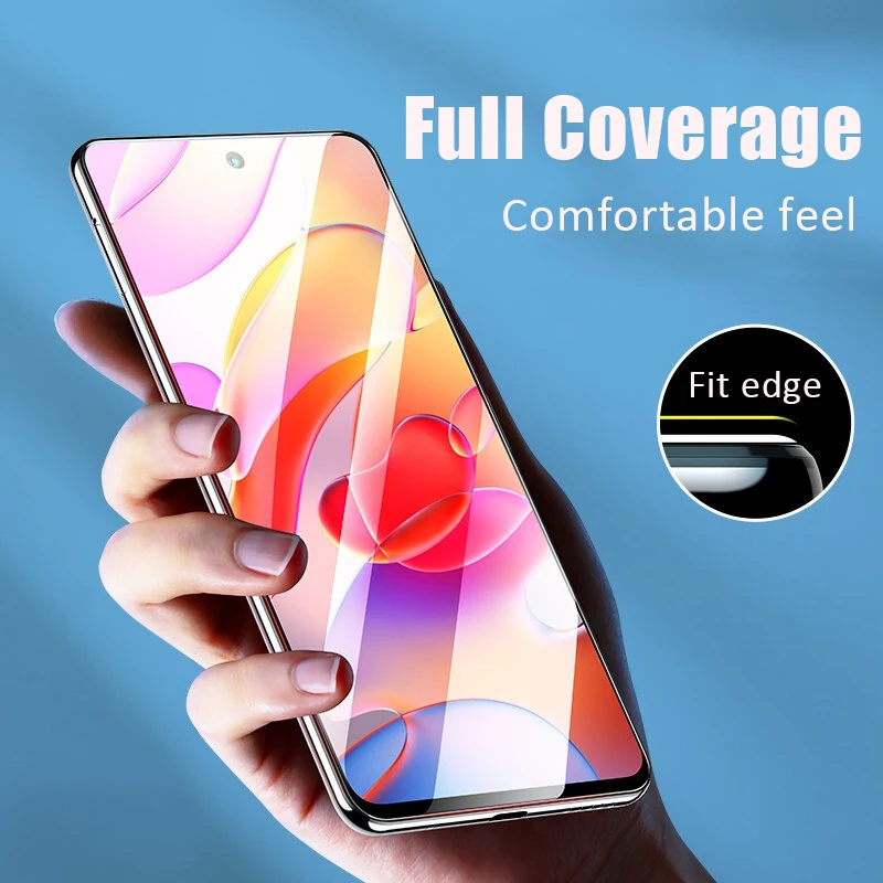 3Pcs Protective Glass For Xiaomi Redmi Note 9 10 11 Pro Max 9s 10s Tempered Screen Protector Redmi 10A 9T 9A 10C 9C Glass Film