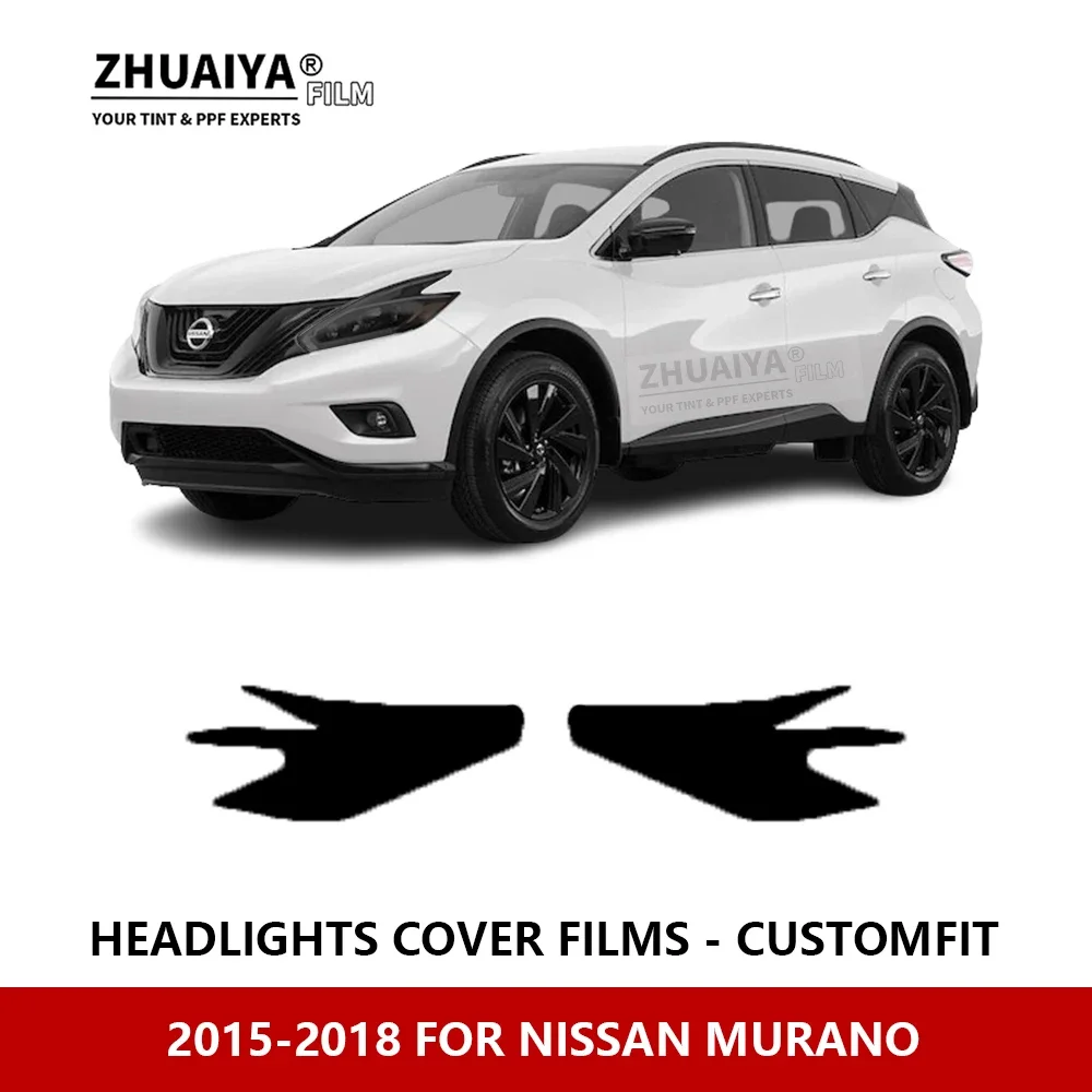 

Для NISSAN MURANO 2015-2018 Автомобильная внешняя фара с защитой от царапин PPF предварительно отрезанная Защитная пленка для ремонта автомобильные наклейки аксессуары