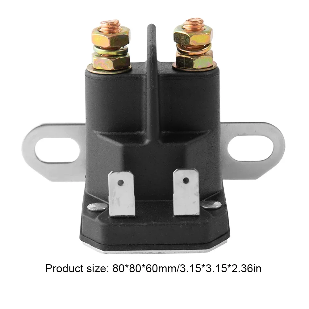 12V Motorcycle Electromagnetic Starter Relay Universal 4-pole Starter Solenoid Relay for BRIGGS STRATTON Motorboat Lawn Mower