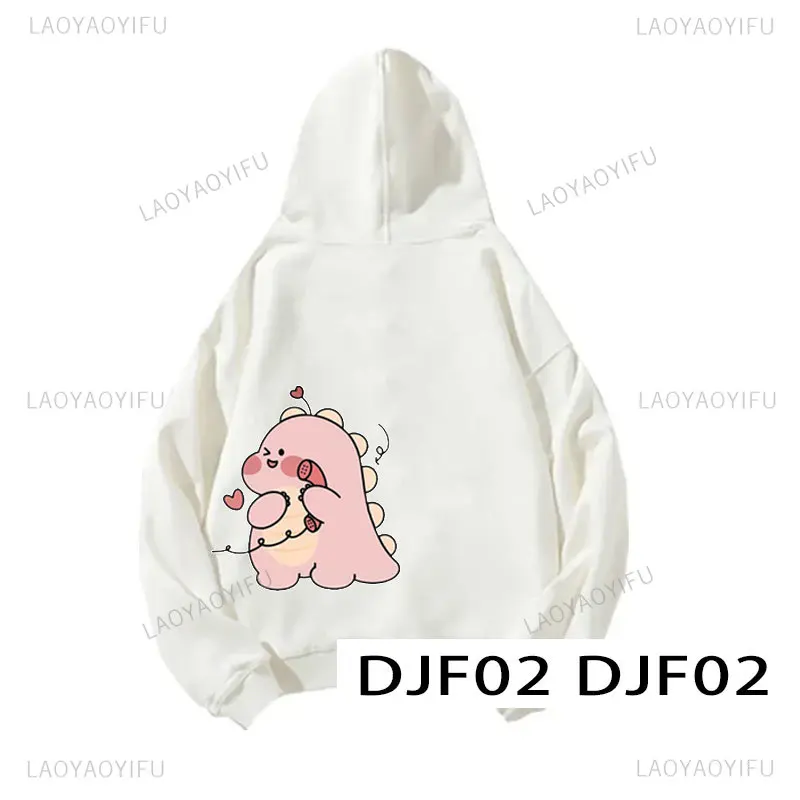 thumbnail image 1 of Sudadera con capucha de dinosaurio de dibujos animados para hombre y mujer, ropa de calle con personalidad, bonita, a la moda, combina con todo, Primavera, 1 of 5