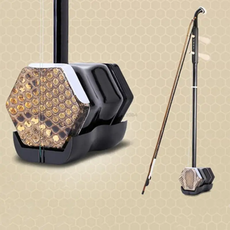 Arco Erhu Elegante In Legno Nero Per Artisti E Appassionati - Accessorio Strumento Musicale Cinese