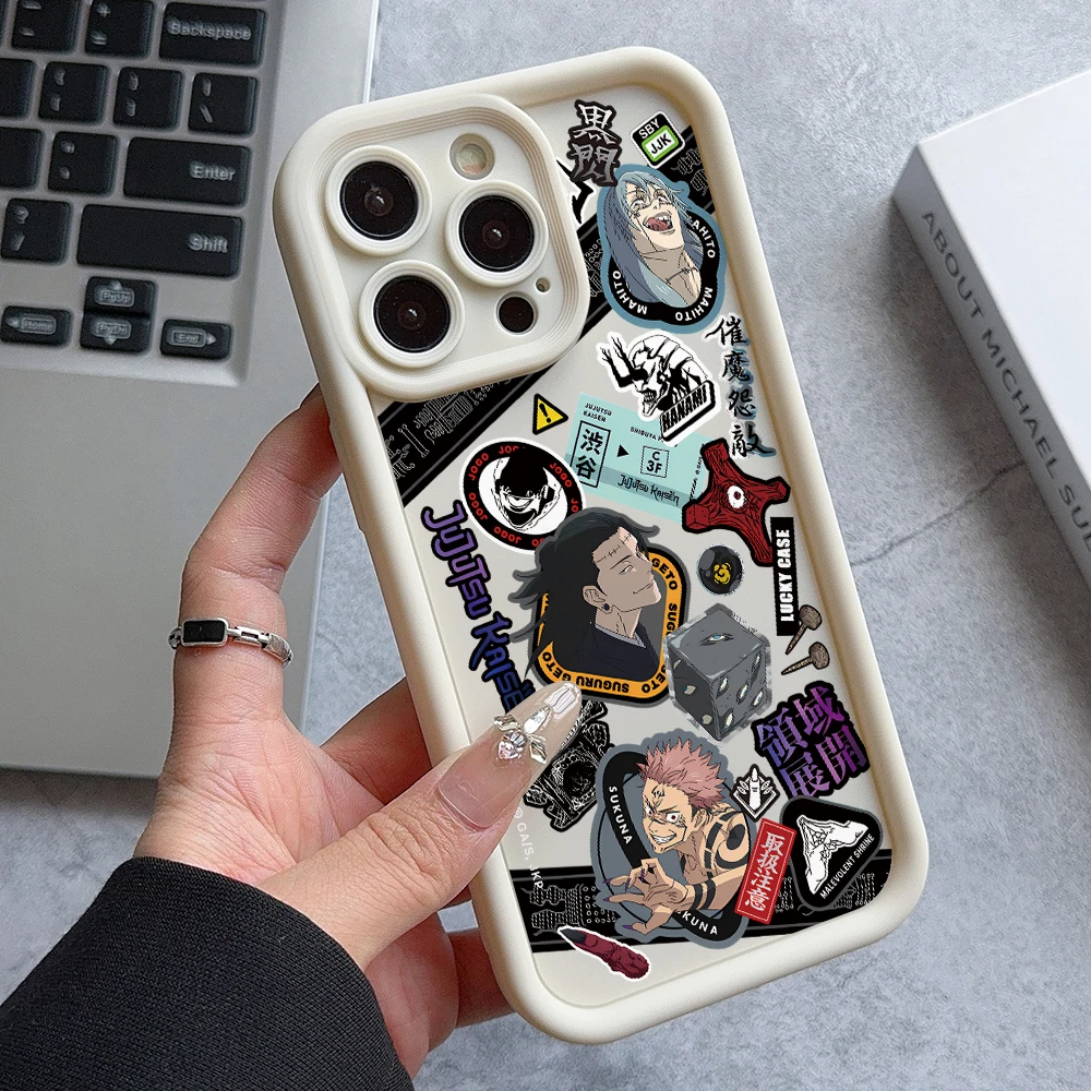 Jujutsu Kaisen Yuji Satoru Phone Case - Anime-Inspired Protective Cover