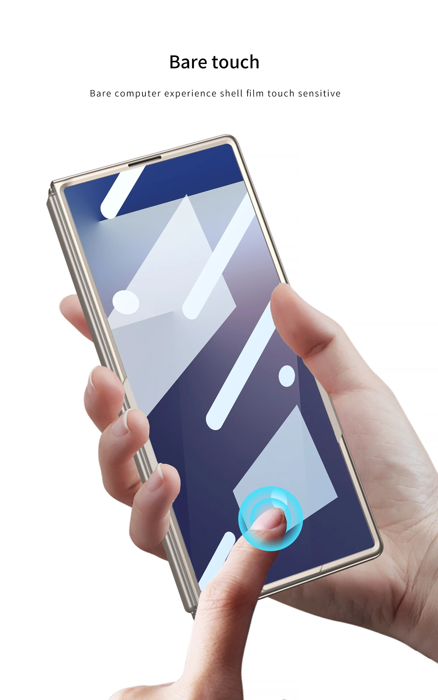 Original Case For Samsung Galaxy Z Fold 7 6 5 Ultra-thin Outer Screen Glass Prot