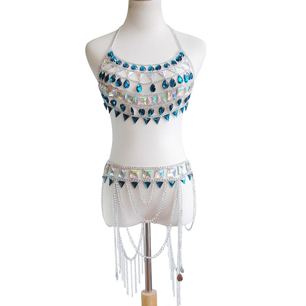 

NEW Body chains Acrylic Waist Chains Summer Beach Tassel Chain Fashion Belts Body Accessories Jewelry for Women and Girls