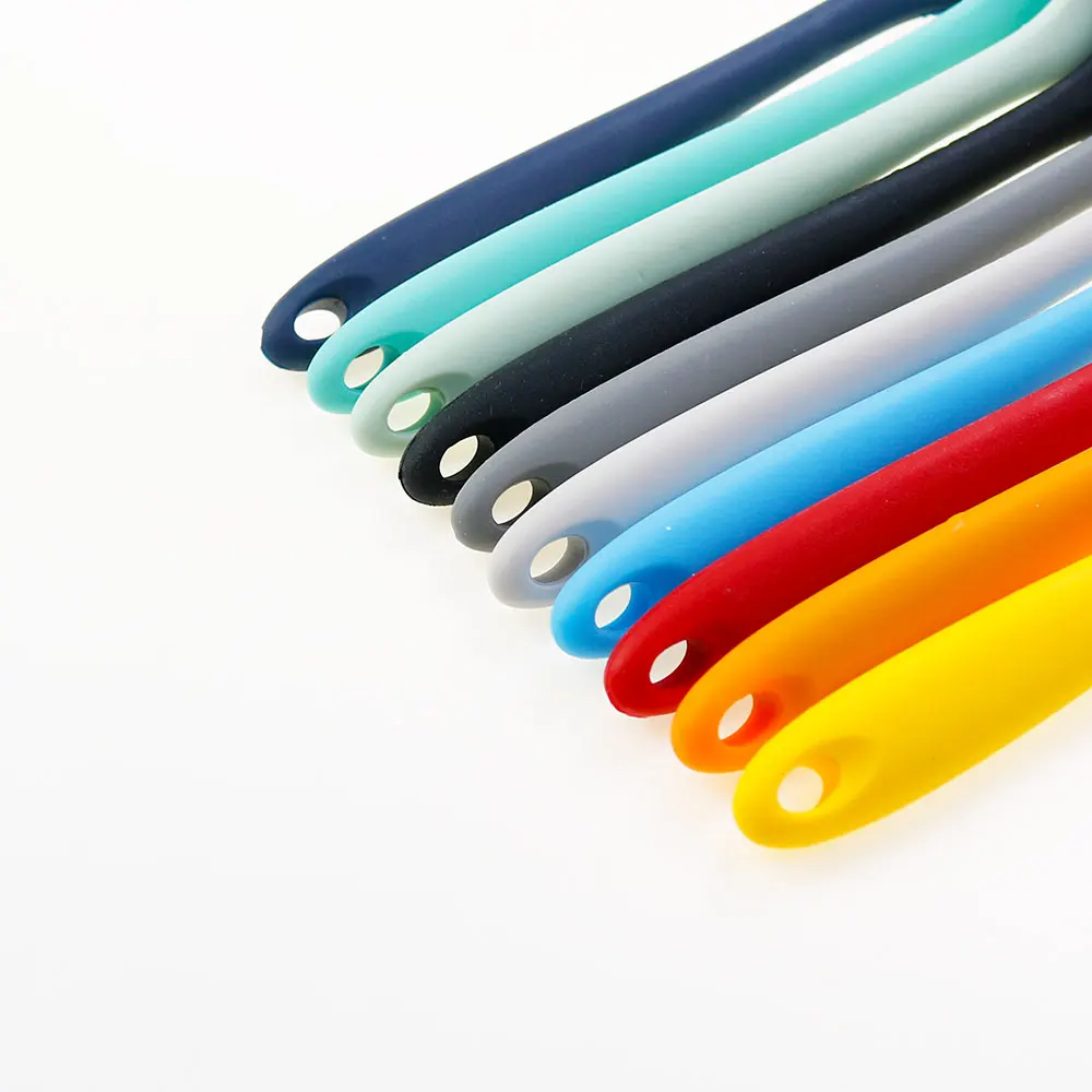 Silicone Spoon Long Handle Kids Mixing Soup Non-stick Stirring Serving Scoop Cooking Utensils Ladle Kitchen Accessories