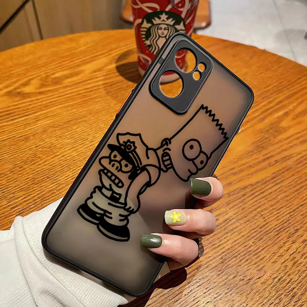 thumbnail image 1 of Funda de teléfono mate para OPPO RENO 8 8T 7Z 7 6Z 6 5 4 3 PRO PLUS 4G 5G Funda rígida Funda Coque Capa Funda película The S-Simpsons-S, 1 of 5