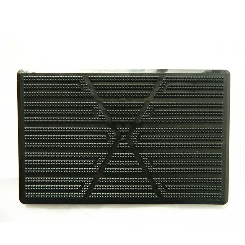 

Universal Black PVC Car Floor Mat Heel Pad Foot Pedal Patch Cover Car Carpet Foot PVC Patch Pedal Plate Waterproof Cover Parts