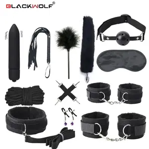 SET Juguetes Sexuales Para Parejas Exótico Accesorios Nylon Sex Bondage  Esposas Conjunto De Lencería Látigo De Cuerda Adulto Juego Productos  T200908 De 22,39 €