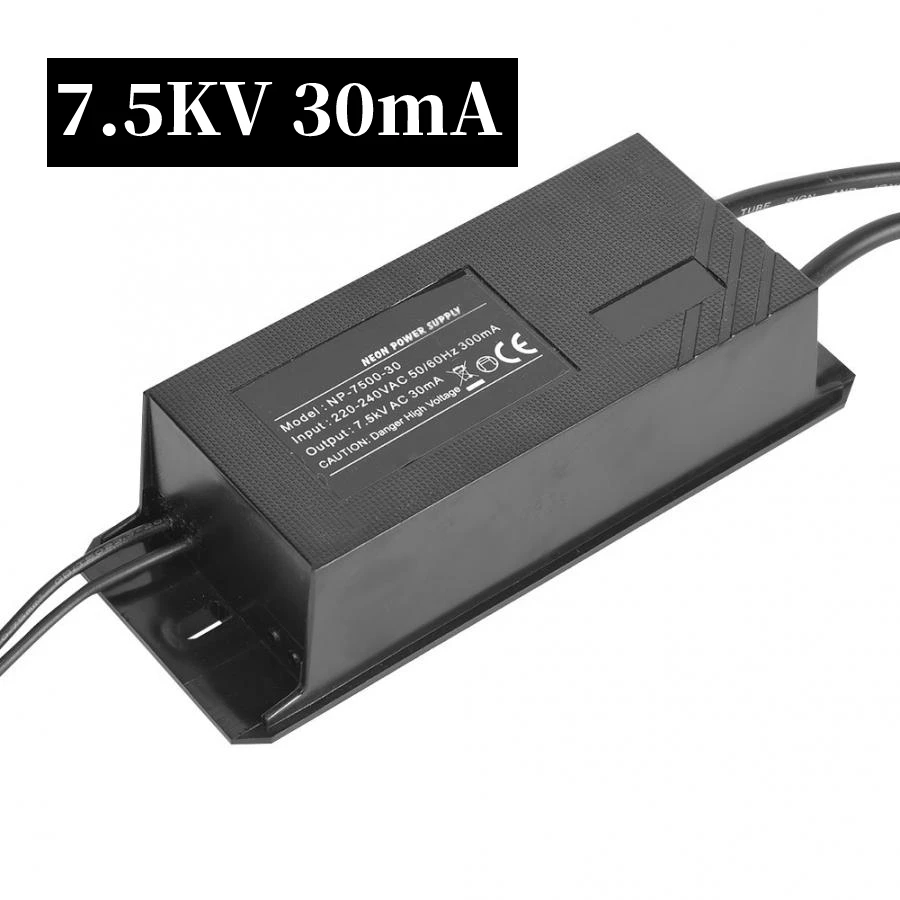 Trasformatore Elettronico HB-C05TE Per Luci Al Neon, Ingresso 100-230V, Uscita 5KV 30mA, Impermeabile, Per Insegne E Neon