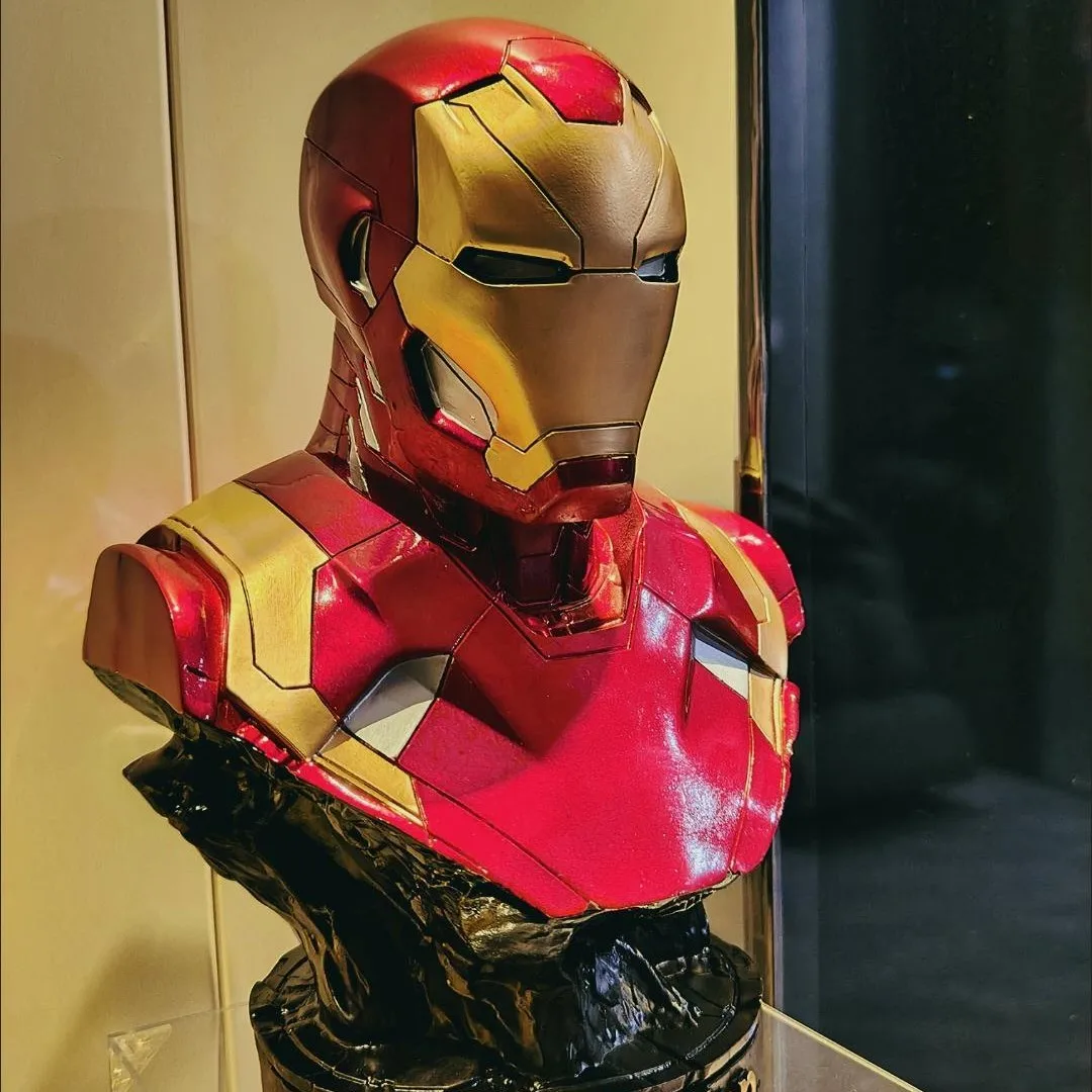 

Marvel Hero Iron Man Bust Resin Statue Collection Model Action Figure Room Decoration Art Sculpture Crafts Gift Decoratio