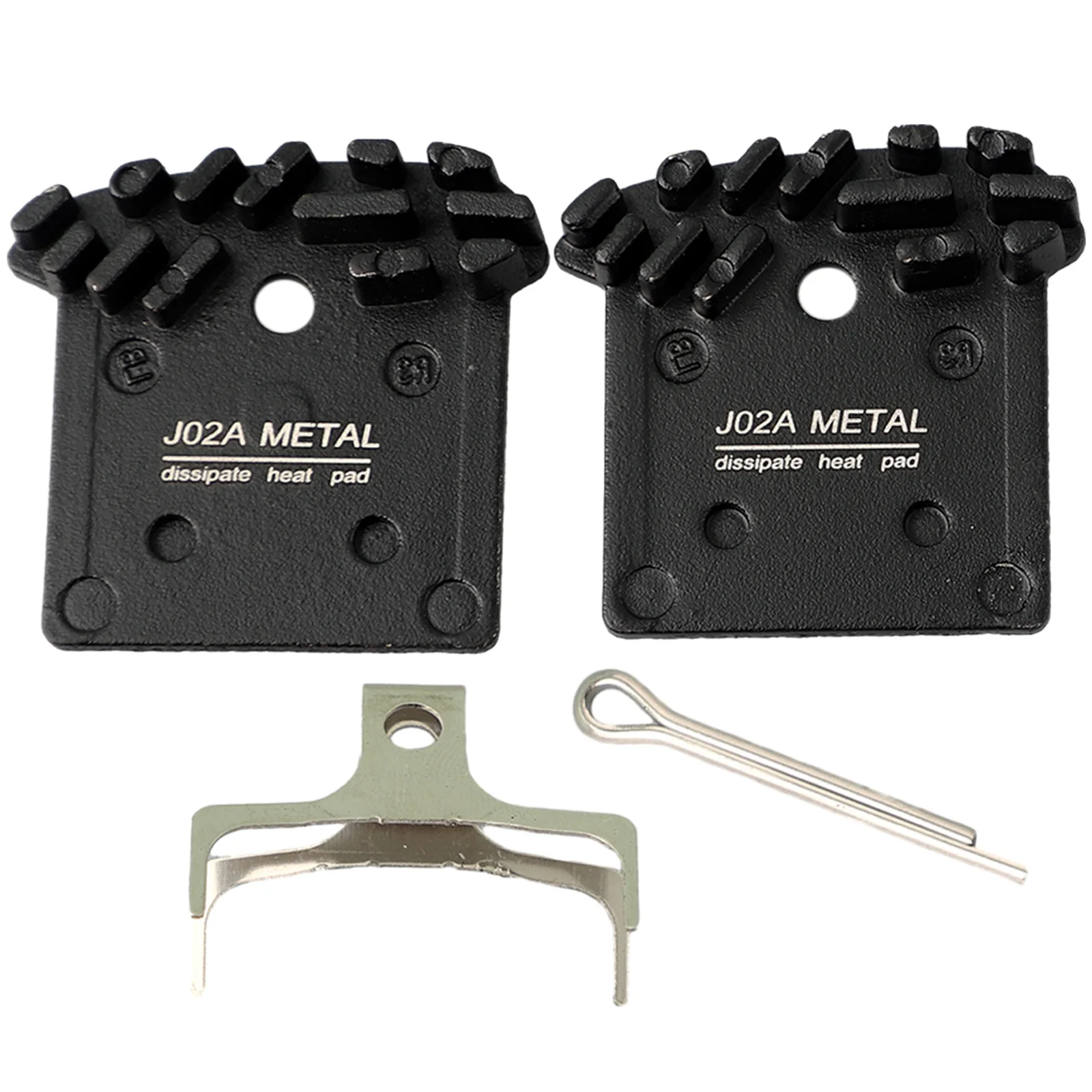 

1set Bicycle J02A Metal Disc Brake Pads For Shimano BR-M9000 M7000 M8000 M985 Metal Heat Dissipation Replacement Part Accessory