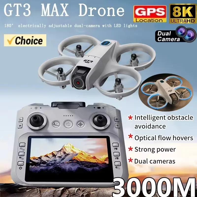Vue rapprochée du Mini Drone 4K montrant son système d'évitement d'obstacles et sa caméra réglable.