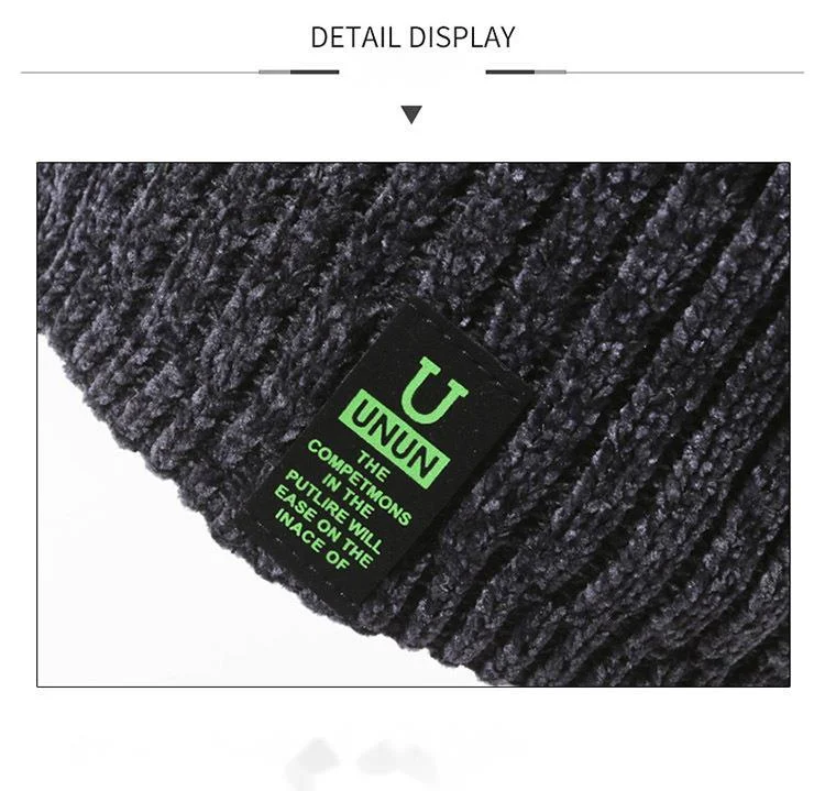 Strickmütze für Herren, modisch und warm, Plüsch-Wollmütze für Damen, Outdoor-Radsport-Gehörschutz und Kälteschutzabdeckung für Kopfkappe, Eiskappe_voghion.com