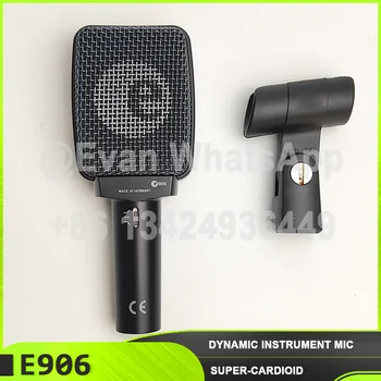 E906 e 906 전문 슈퍼 카디오이드 다이나믹 악기 마이크, 전환 가능한 존재 필터 드럼 기타, 노래방용