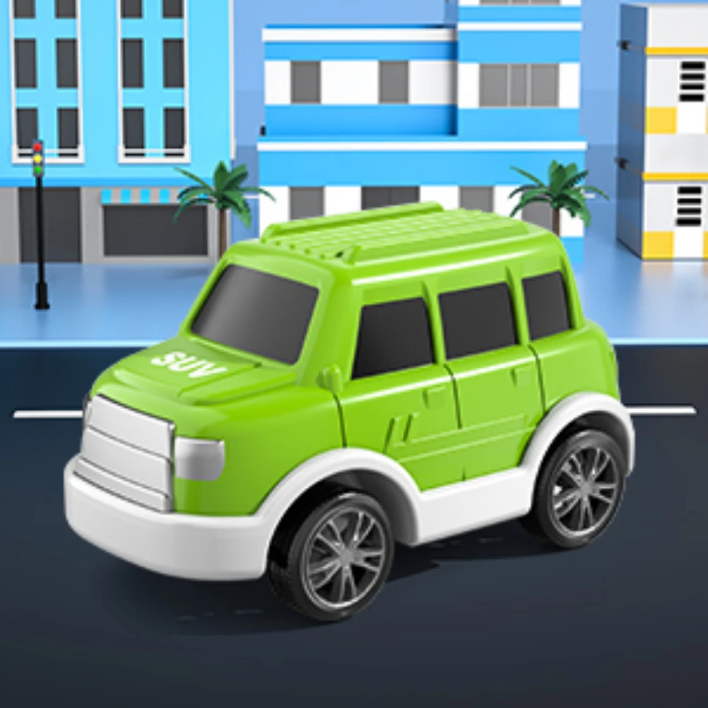 WizKidz Toddlers City Truck Toys Set for Kids 3+ Year Old Friction Power Vehicle Carrier Truck Transport Toys for Birthday Gifts 3