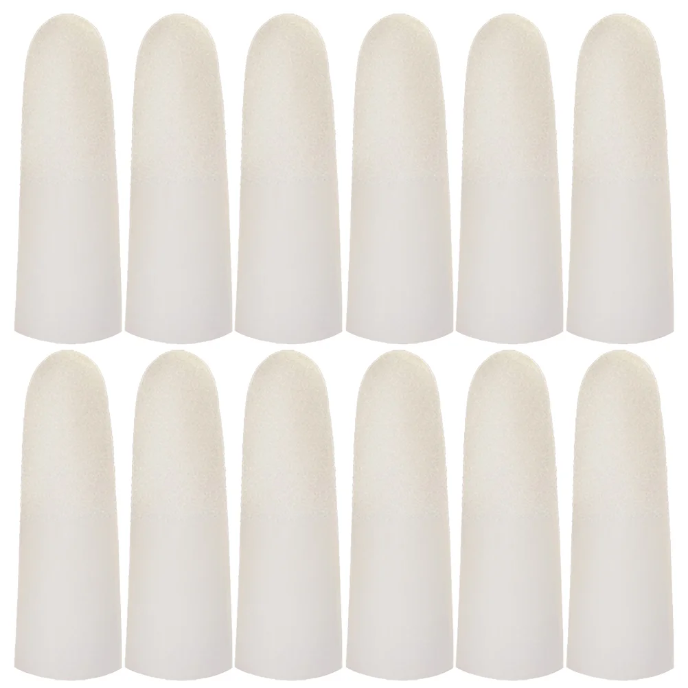 Latex Latex Finger Protectors Disposable Fingertips Protector Non-Slip Finger Covers Finger Cover, Anti-Static Incision, Matte